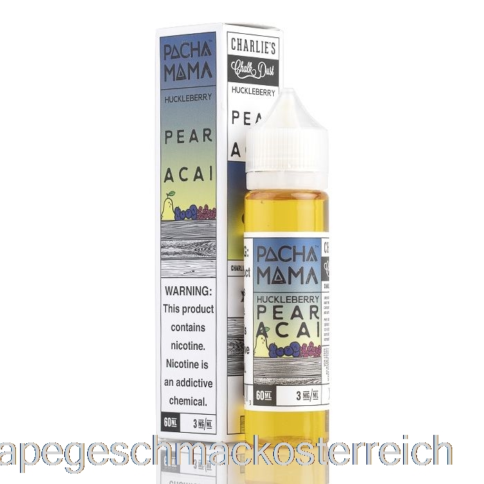 Heidelbeerbirne Acai - Pachamama - 60ml 3mg Vape-Geschmack